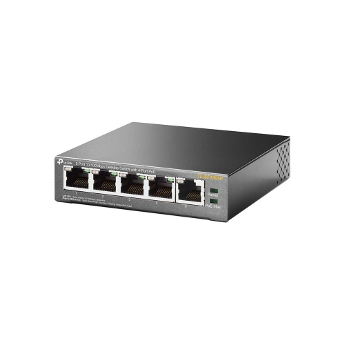 TP-Link TL-SF1005P przełącznik sieciowy Nie zarządzany Fast Ethernet (10/100) Obsługa PoE Czarny-25583240