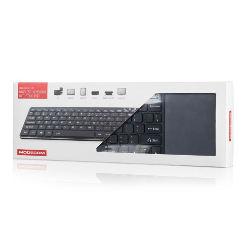 Klawiatura MODECOM TPK1 (bezprzewodowa, z panelem dotykowym)-2558472
