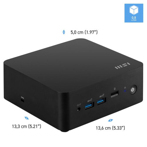 MSI Cubi NUC 1MG-014BEU Mini PC Czarny 100U Intel SoC-25585184