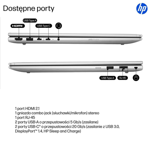 HP ProBook 4 G1i AI Intel Core Ultra 7 255H Laptop 40,6 cm (16