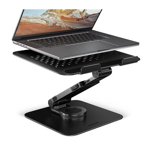 AXAGON STND-LRB stand with 360° rotation for laptops and tablets | Adjustable Height, Angle | 10-17.3 " | Maximum weight (capacity) 5 kg | Black