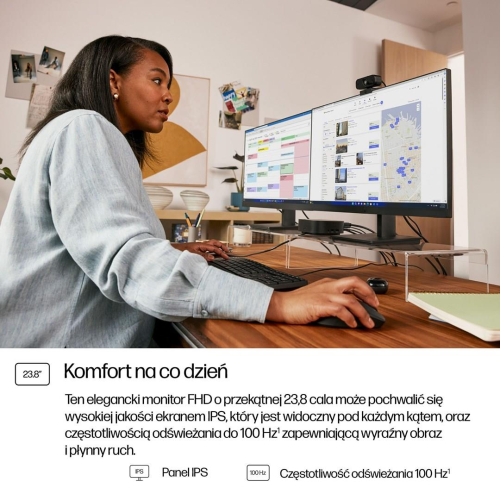HP Series 3 Pro Monitor FHD 23,8” seria 3 Pro – 324pf-25591642