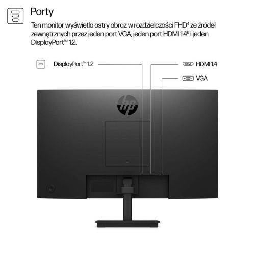 HP Series 3 Pro Monitor FHD 23,8” seria 3 Pro – 324pf-25591644