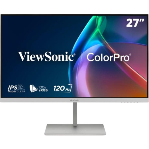 Viewsonic VP Series VP2766-2K-W monitor komputerowy 68,6 cm (27") 2560 x 1440 px Quad HD LED Biały, Srebrny