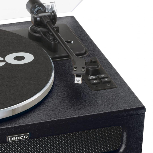 Lenco LS-430BK obrotowy talerz gramofonu Gramofon z napędem pasowym Czarny-25597388