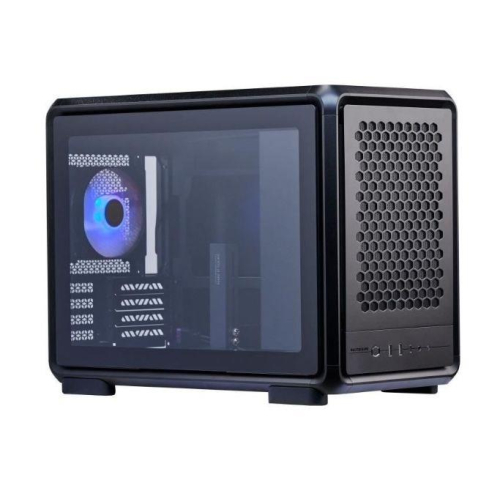 Cooler Master MasterFrame 400 Mesh PC-Gehäuse, Midi-Tower, Micro-ATX, ARGB, Tempered Glass - schwarz