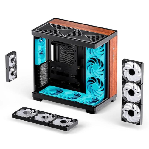 Jonsbo TK-4 Wood Tower Czarny, Drewno-25598607