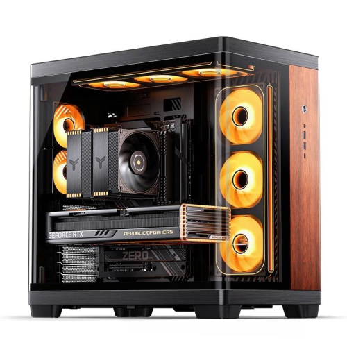 Jonsbo TK-4 Wood Tower Czarny, Drewno-25598610