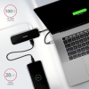Axagon HMC-6H4A stacja dokująca Przewodowa USB 3.2 Gen 1 (3.1 Gen 1) Type-C Czarny, Szary-25601878