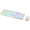 MSI S11-04DE305-CLA klawiatura Dołączona myszka Gaming USB QWERTZ Niemiecki Biały-25602124