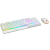 MSI S11-04DE305-CLA klawiatura Dołączona myszka Gaming USB QWERTZ Niemiecki Biały-25602125
