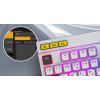 HATOR Icefall klawiatura Gaming USB QWERTY US English Biały-25602202