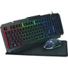 LogiLink ID0185 klawiatura Dołączona myszka Gaming USB QWERTY Angielski Czarny