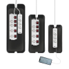 LogiLink KAB0077 organizator na kable Uniwersalne Skrzynka kablowa Czarny 3 szt.-25646228