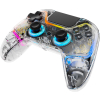 Deltaco Gaming GAM-169-T kontroler gier Przezroczysty Bluetooth/USB Gamepad Android, Nintendo Switch, PC, PlayStation 4,