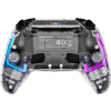 Deltaco Gaming GAM-169-T kontroler gier Przezroczysty Bluetooth/USB Gamepad Android, Nintendo Switch, PC, PlayStation 4,