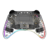 Deltaco Gaming GAM-198-T kontroler gier Przezroczysty Bluetooth/USB Gamepad Nintendo Switch, Nintendo Switch 2, Nintendo