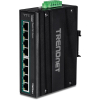 TRENDnet Industrial Switch 8-Port Gbit PoE+ 24-56V DIN-Rail