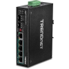 Przełącznik przemysłowy TRENDnet 6 portów Gbit PoE+ Metal