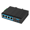 LogiLink NS204 przełącznik sieciowy Nie zarządzany Gigabit Ethernet (10/100/1000) Czarny