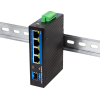LogiLink NS204 przełącznik sieciowy Nie zarządzany Gigabit Ethernet (10/100/1000) Czarny-25653811