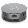DELL DA305 Przewodowa USB 3.2 Gen 2 (3.1 Gen 2) Type-C Srebrny