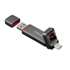 Intenso 3850440 Zewnętrzny dysk SSD 250 GB USB Type-A / USB Type-C 3.2 Gen 1 (3.1 Gen 1) Antracyt