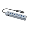 Conceptronic HUBBIES21G huby i koncentratory USB 3.2 Gen 1 (3.1 Gen 1) Type-A 5000 Mbit/s Szary-25675404