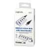 LogiLink CR0045 huby i koncentratory USB 3.2 Gen 1 (3.1 Gen 1) Type-A 5000 Mbit/s Srebrny-25675484
