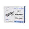 LogiLink UA0309 huby i koncentratory USB 3.2 Gen 1 (3.1 Gen 1) Type-C 5000 Mbit/s Szary-25675549