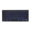 Gembird KB-BTRGB-01-DE klawiatura Uniwersalne Bluetooth QWERTZ Niemiecki Czarny-25675934