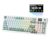 REDRAGON K719WG-RGB-PRO Galatin klawiatura USB + RF Wireless + Bluetooth Biały, Zielony-25676005