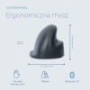 R-Go Tools Mysz pionowa R-Go HE Basic, mysz ergonomiczna, rozmiar medium (długość dłoni 165-185 mm), dla leworęczny