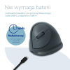 R-Go Tools Mysz pionowa R-Go HE Basic, mysz ergonomiczna, rozmiar medium (długość dłoni 165-185 mm), dla leworęczny