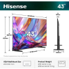 Hisense TV | 43E7S | 43 | Smart TV | VIDAA Smart OS | UHD | Black-25692761
