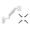 Equip 650140 uchwyt / stojak do monitorów 124,5 cm (49") Ściana Biały