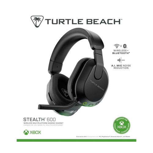 Turtle Beach Stealth 600 Gen 3 Zestaw słuchawkowy Bezprzewodowy Opaska na głowę Gaming Bluetooth Czarny-25603227