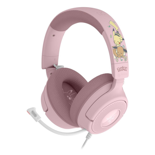 Razer Kraken V4 X – Pikachu & Eevee Edition Zestaw słuchawkowy Przewodowa Opaska na głowę Gaming USB Type-C / USB T