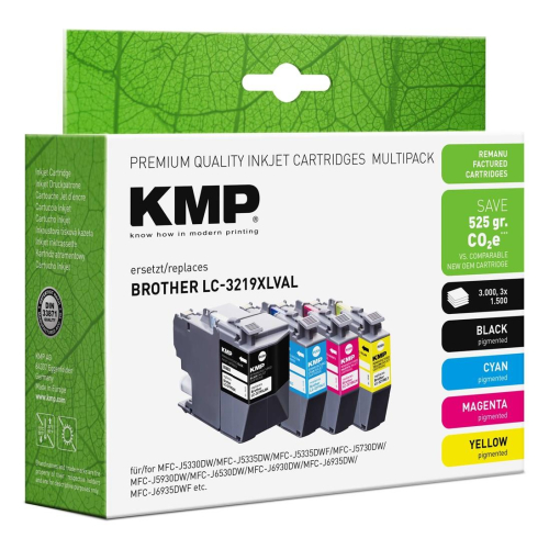KMP 1537,4005 nabój z tuszem 4 szt. Zamiennik Czarny, Cyjan, Purpurowy, Żółty-25614791