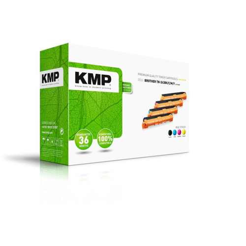 KMP 1268,0005 kaseta z tonerem 4 szt. Zamiennik Czarny, Cyjan, Purpurowy, Żółty