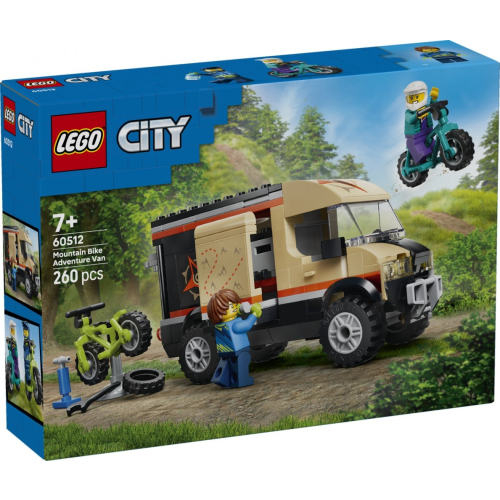 Klocki City 60512 Furgonetka z rowerami górskimi
