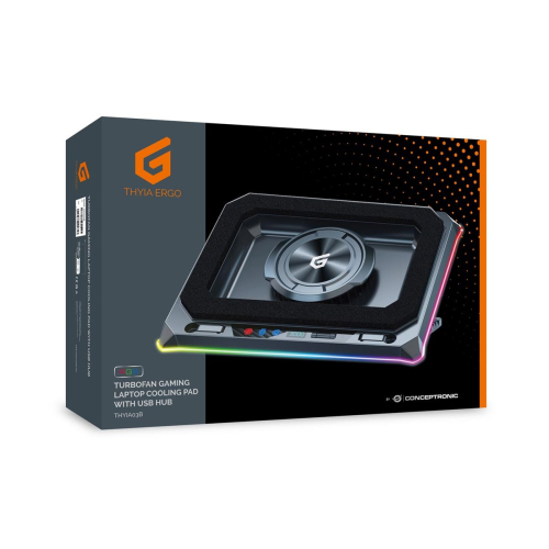 Conceptronic THYIA03B podkładka chłodząca do laptop 48,3 cm (19
