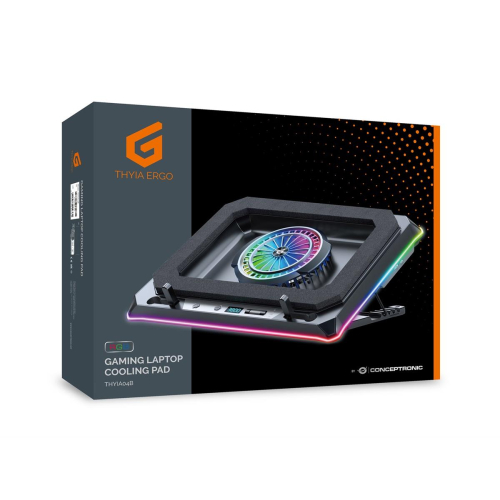 Conceptronic THYIA04B podkładka chłodząca do laptop 48,3 cm (19