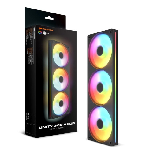 COUGAR CF-UN360RB-RGB Obudowa komputera Wentylator 12 cm Czarny-25644291