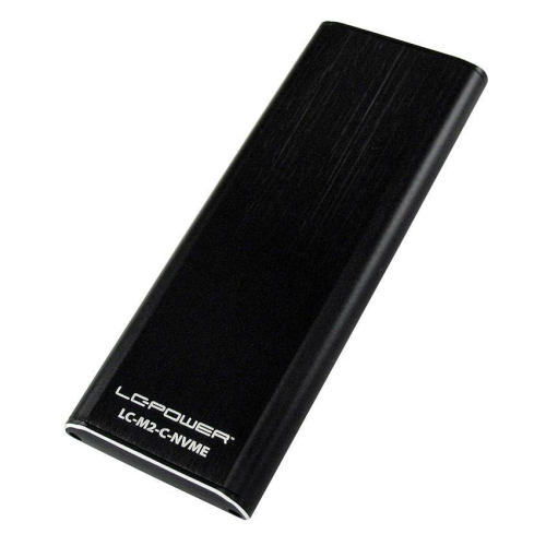 LC-Power LC-M2-C-NVME obudowa do dysków twardych Obudowa SSD Czarny M.2
