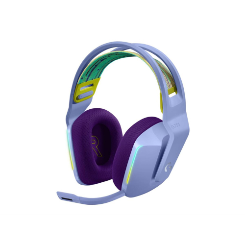Logitech G G733 Zestaw słuchawkowy Bezprzewodowy Opaska na głowę Gaming Liliowy-25648802
