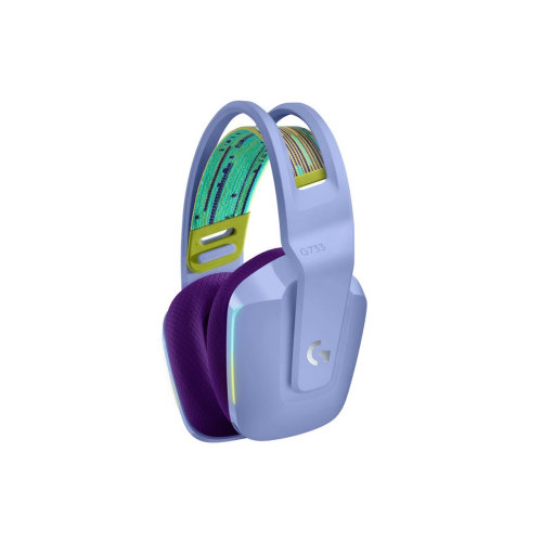 Logitech G G733 Zestaw słuchawkowy Bezprzewodowy Opaska na głowę Gaming Liliowy-25648803