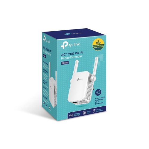 TP-Link RE305 przedłużacz sieciowy Wzmacniacz sieciowy Biały 10, 100 Mbit/s-25652475