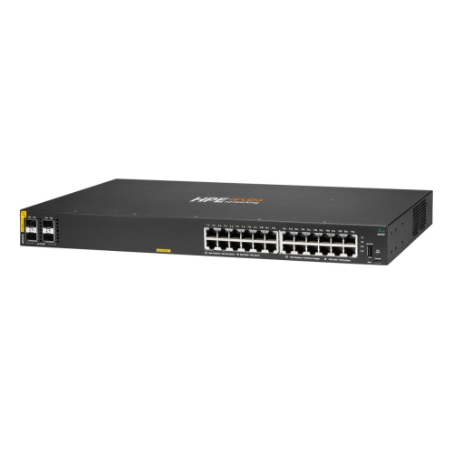 HPE Aruba Networking CX 6000 24p 10M/100M/1G Class4 PoE 4p SFP 1G 370W Switch Zarządzany L3 Gigabit Ethernet (10/100/10
