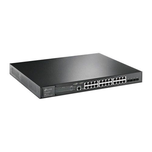 TP-Link JetStream TL-SG3428XMP przełącznik sieciowy Zarządzany L2+ Gigabit Ethernet (10/100/1000) Obsługa PoE 1U Cza